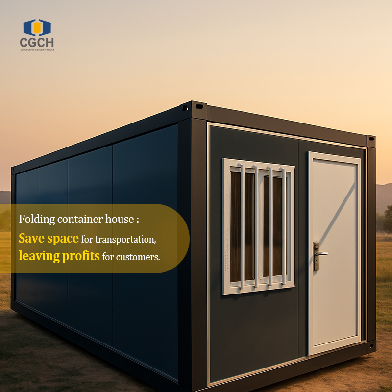 Z-type folding container house | Save space for transportation and create profits for customers